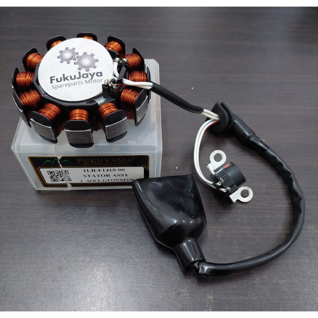 Fukuyama Stator Assy Comp 12 Spull Spul Spool + Pulser Yamaha Mio Soul GT-125 GT 125 - Xeon RC (1LB)
