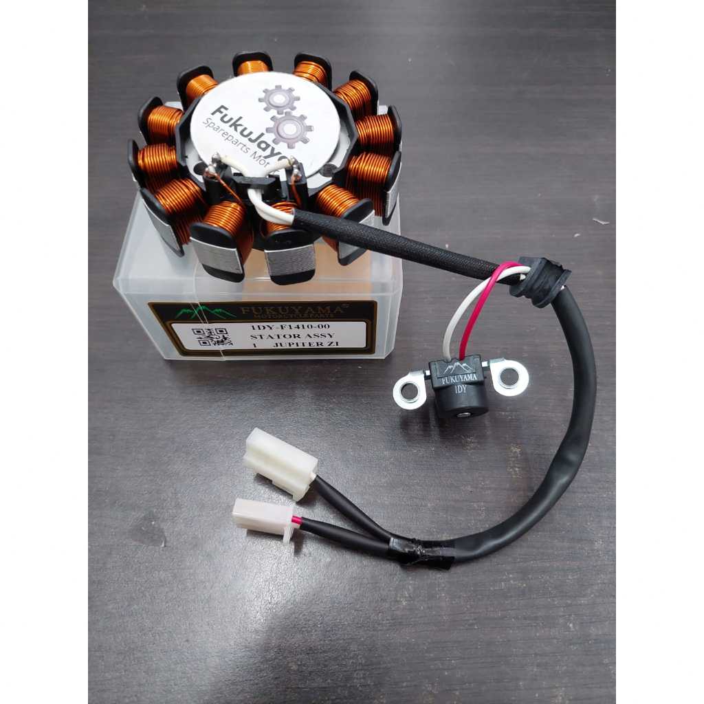 Fukuyama Stator Assy Comp 12 Spull Spul Spool + Pulser Yamaha Jupiter Z1 Z.1 ZI Z-I Injection Inject