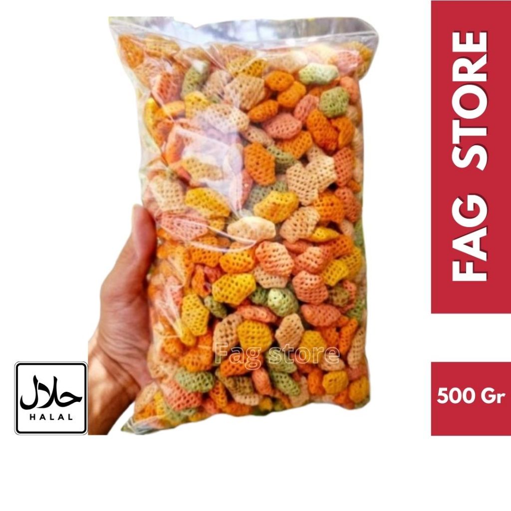 

Kerupuk taro jeruk purut 500gr siap makan krupuk taro