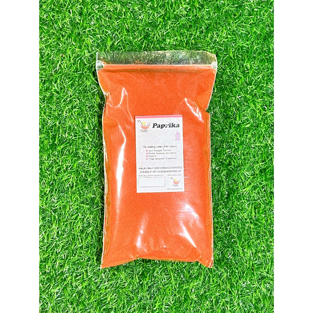 

Paprika Bubuk Grade A Kemasan 1 Kg - Rempah Bu Risma