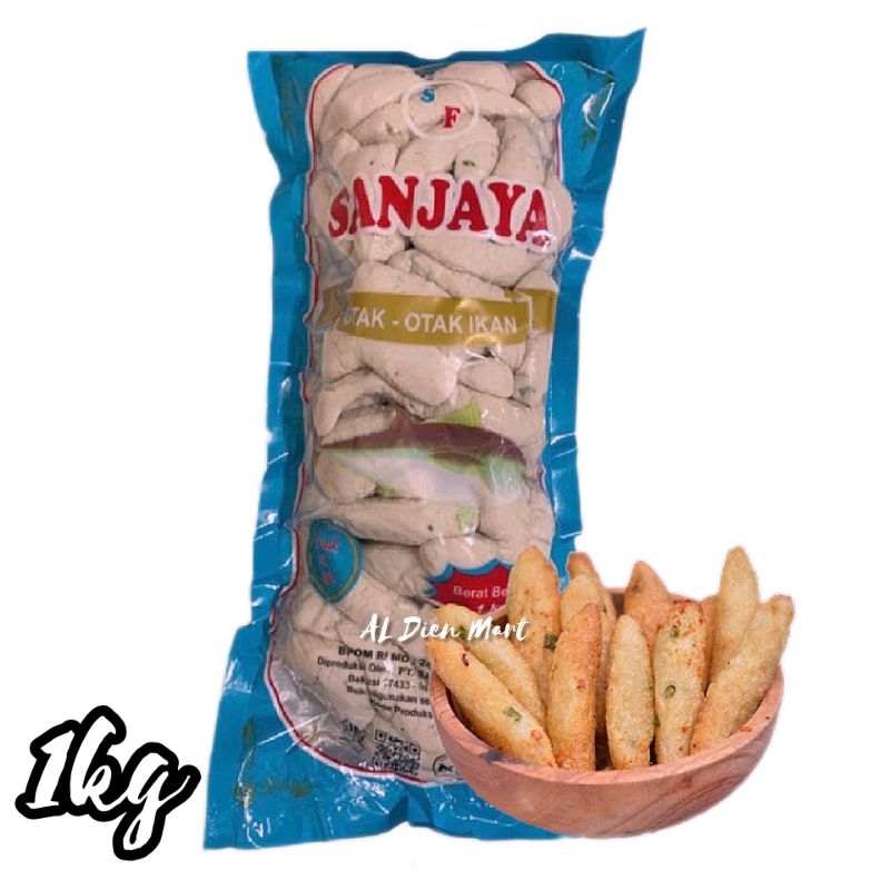 

Sanjaya Otak Otak Ikan 1kg Frwsh Frozen Olahan
