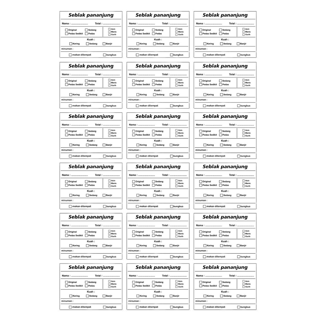 

Cetak label kertas HVS, harga perlembar!!!