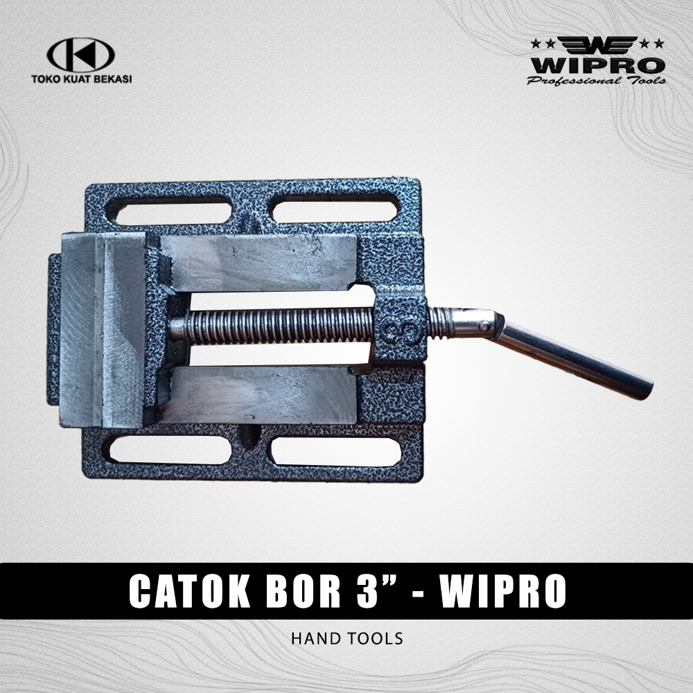 Catok bor duduk WIPRO 3" Ragum bor duduk