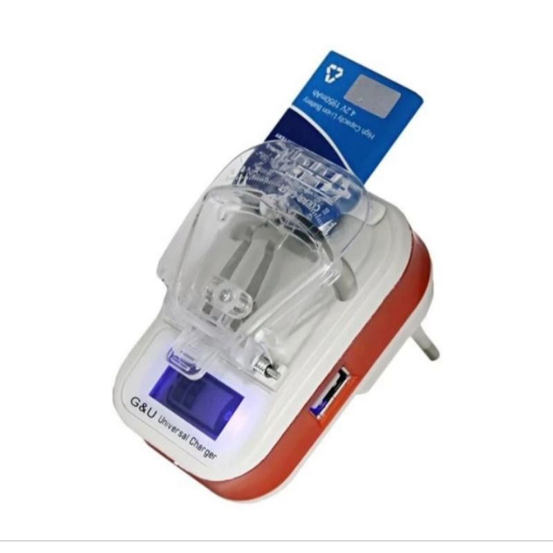 Charger kodok baterai HP Universal LCD