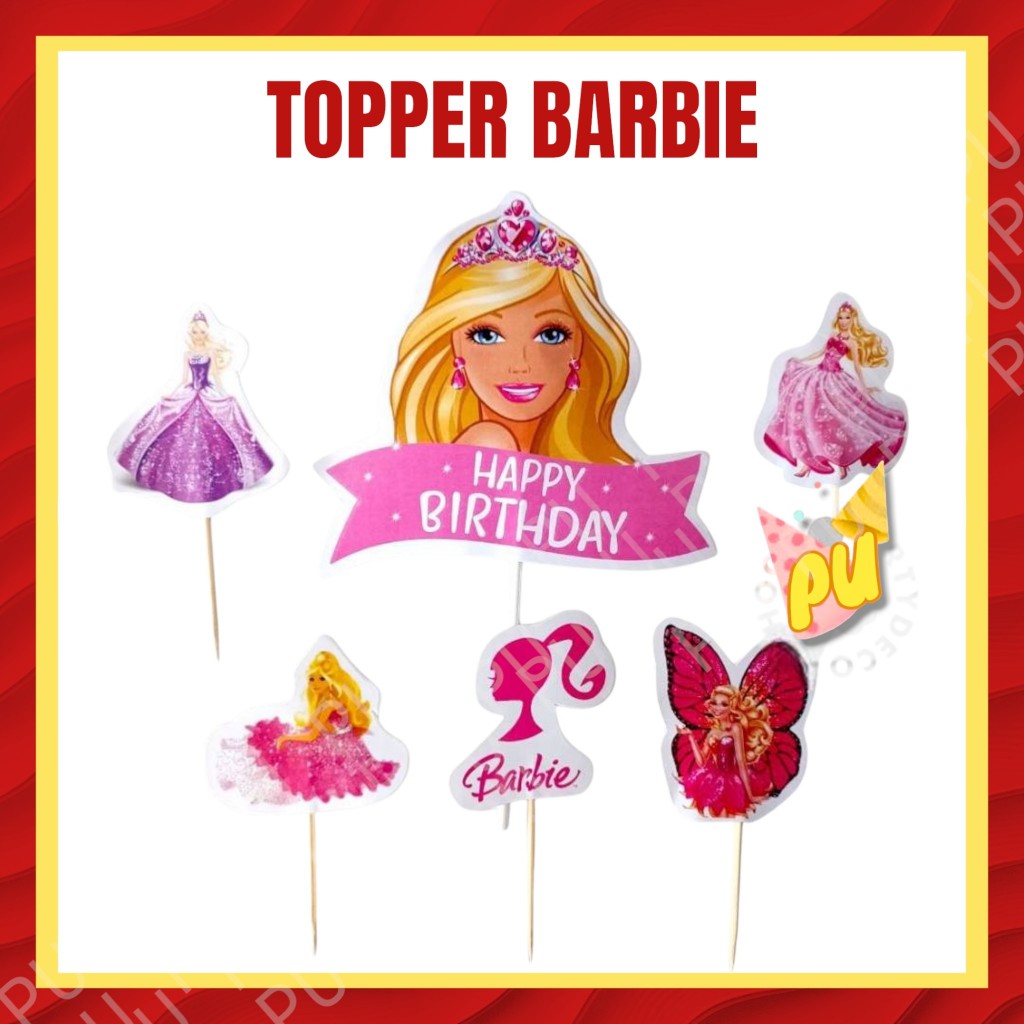 Topper BARBIE / Topper Kue Barbie Ken