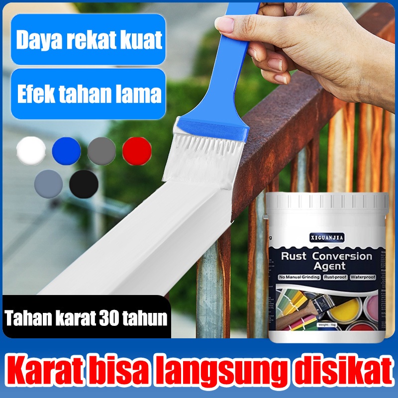 COD Cat anti karat Metal Pengeringan cepat 6 jam Cat penghilang karat Kirim alat Anti Rust Paint for