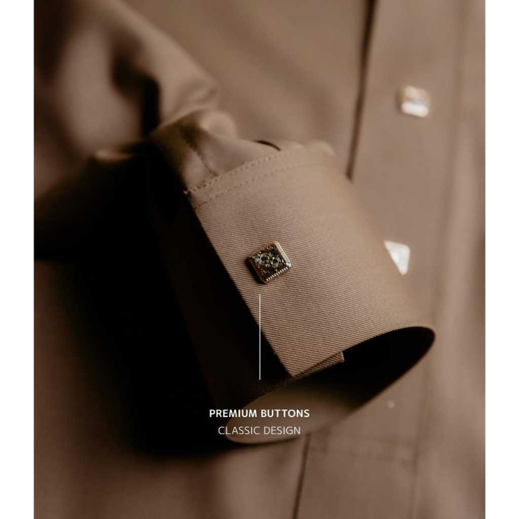 FAVORIT BISA COD KKM WOLL GAMIS JUBAH PRIA AL HARAMAIN WOLL PREMIUM KERAH KEMEJA LENGAN PANJANG