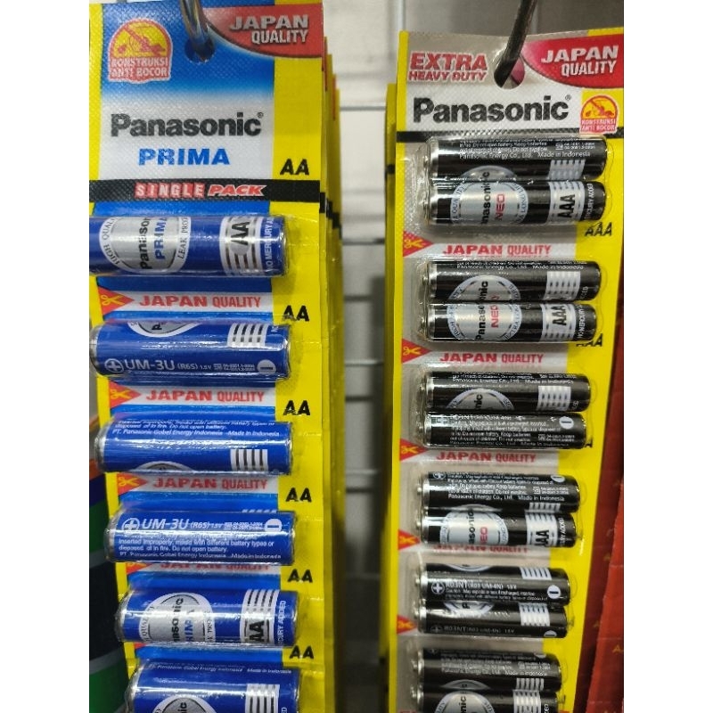 Baterai AA/ AAA Panasonic Batre Panasonic AA/AAA