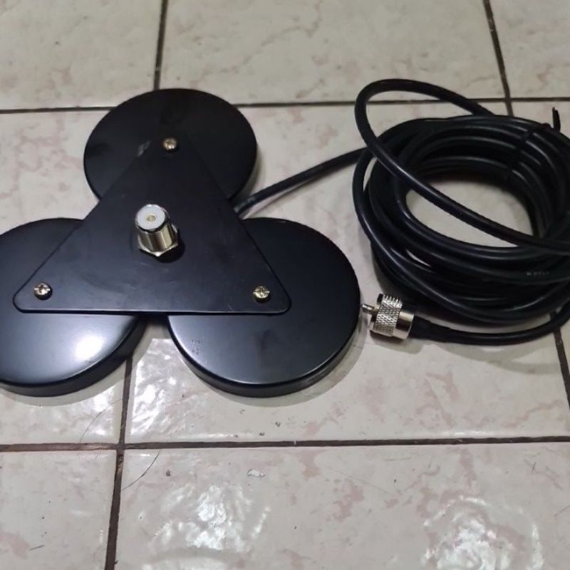 BRACKET MAGNET ANTENA MOBIL SEGITIGA POLOS - BREKET SEGITIGA MAGNET