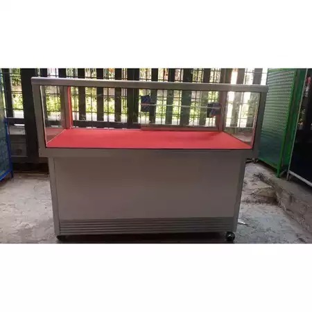 Etalase Handphone Etalase Counter Hp / Pulsa 1 M (95x30x80cm) KURIR TOKO KHUSUS BOGOR