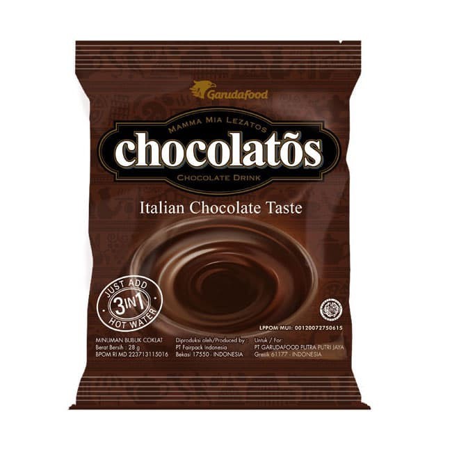 

Chocolatos Chocolate Drink Sachet 28gram