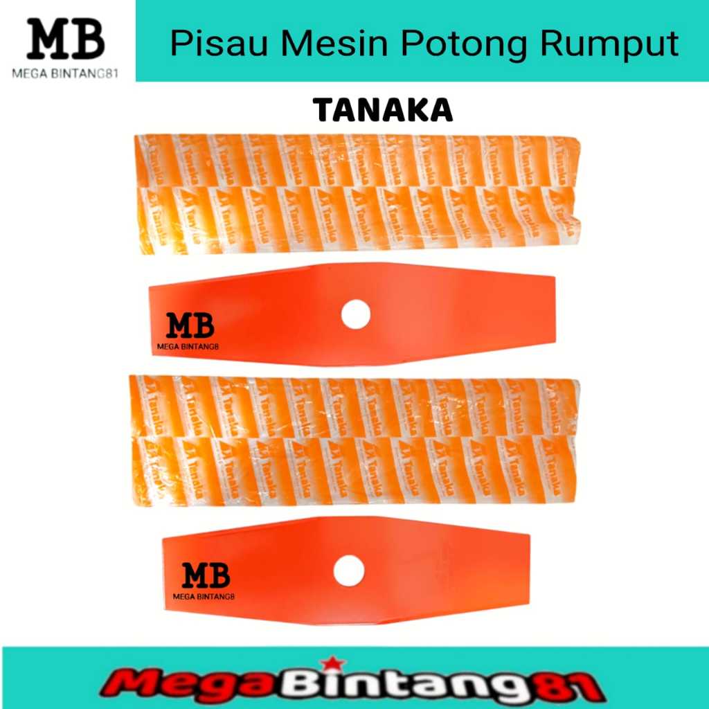Pisau mesin potong rumput TANAKA mata pisau potong rumput blade cutter mesin potong rumput pisau rum