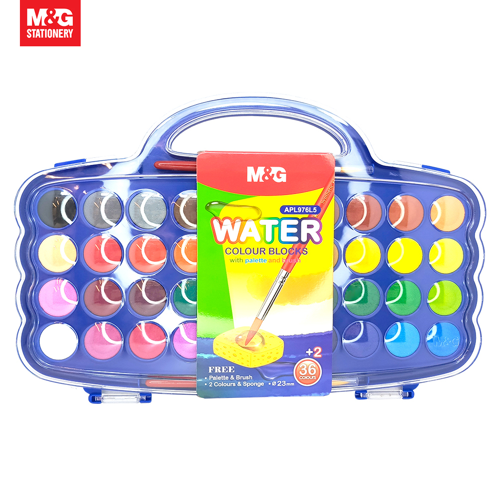 

Water Colours Blocks 36 + 2 Colours