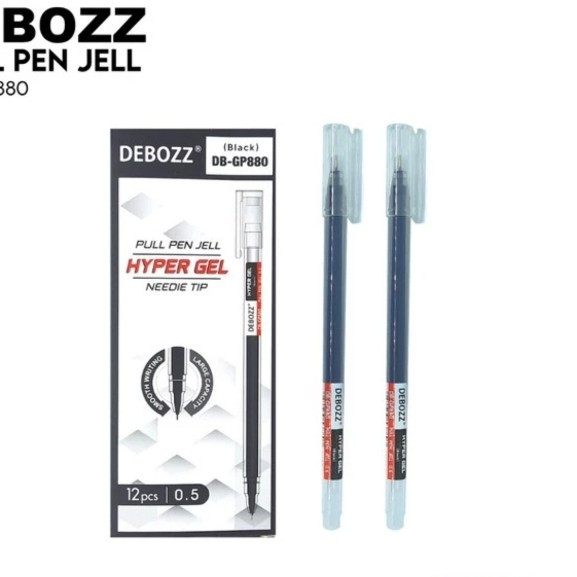 

Pulpen Ballpoint Pena Debozz DB-GP 880 Hyper Gell Pen perlusin