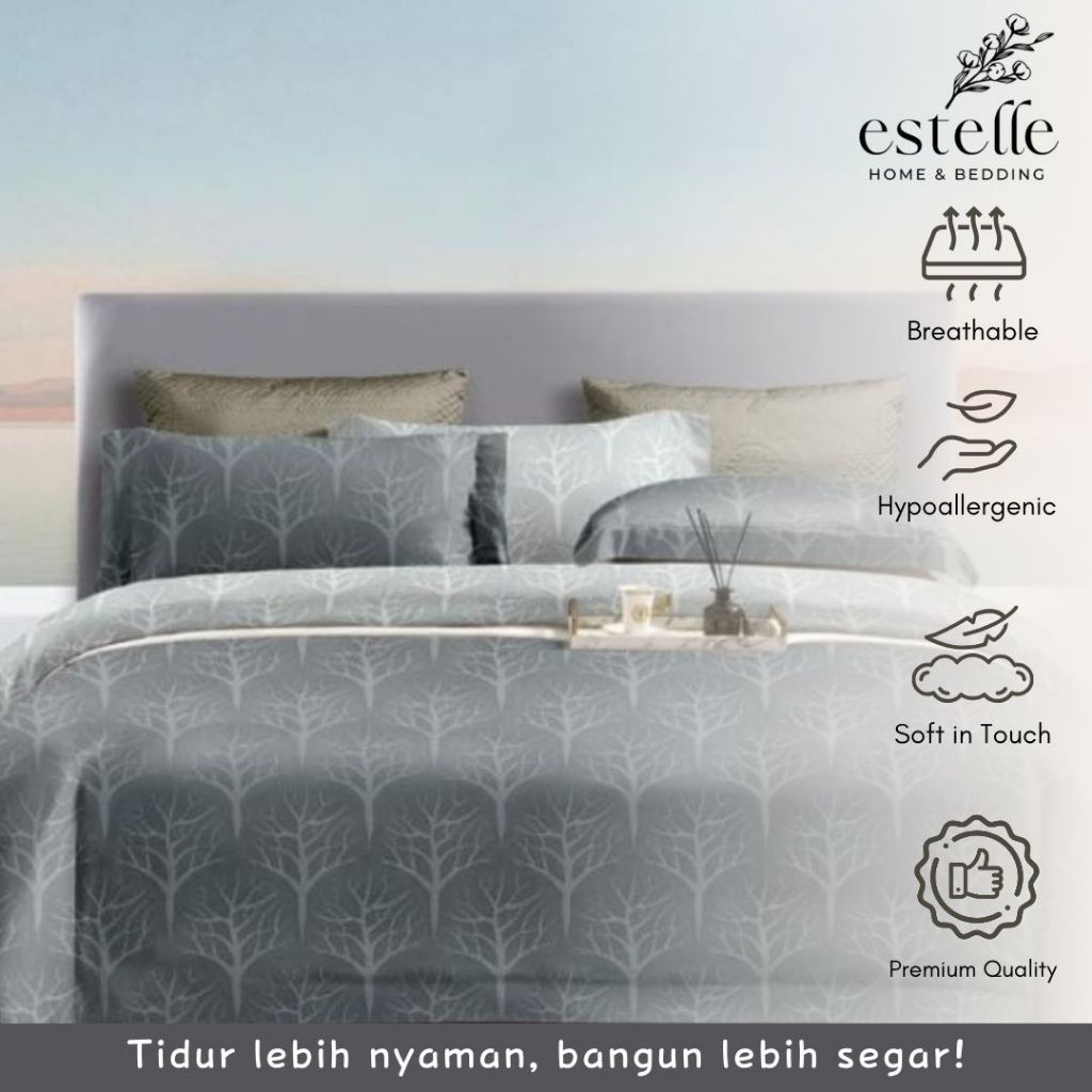 Estelle - Sprei Set Tencel + Bedcover 160x200, 180x200