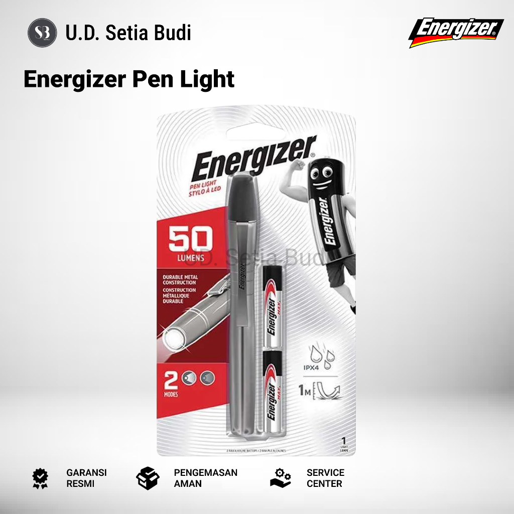 Senter Pulpen Energizer Penlight Energizer LP212 Pen Light Energizer LED