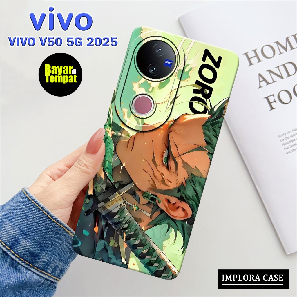 Case Vivo V50 5G 2025 Terbaru Motif Anime IMPLORA CASE Casing Vivo V50 5G 2025 Softcase Pro Camera V
