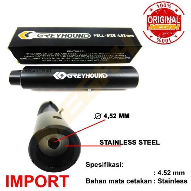 Pell Size Greyhound 4.5mm ( Import ) / Perapih Rok Import