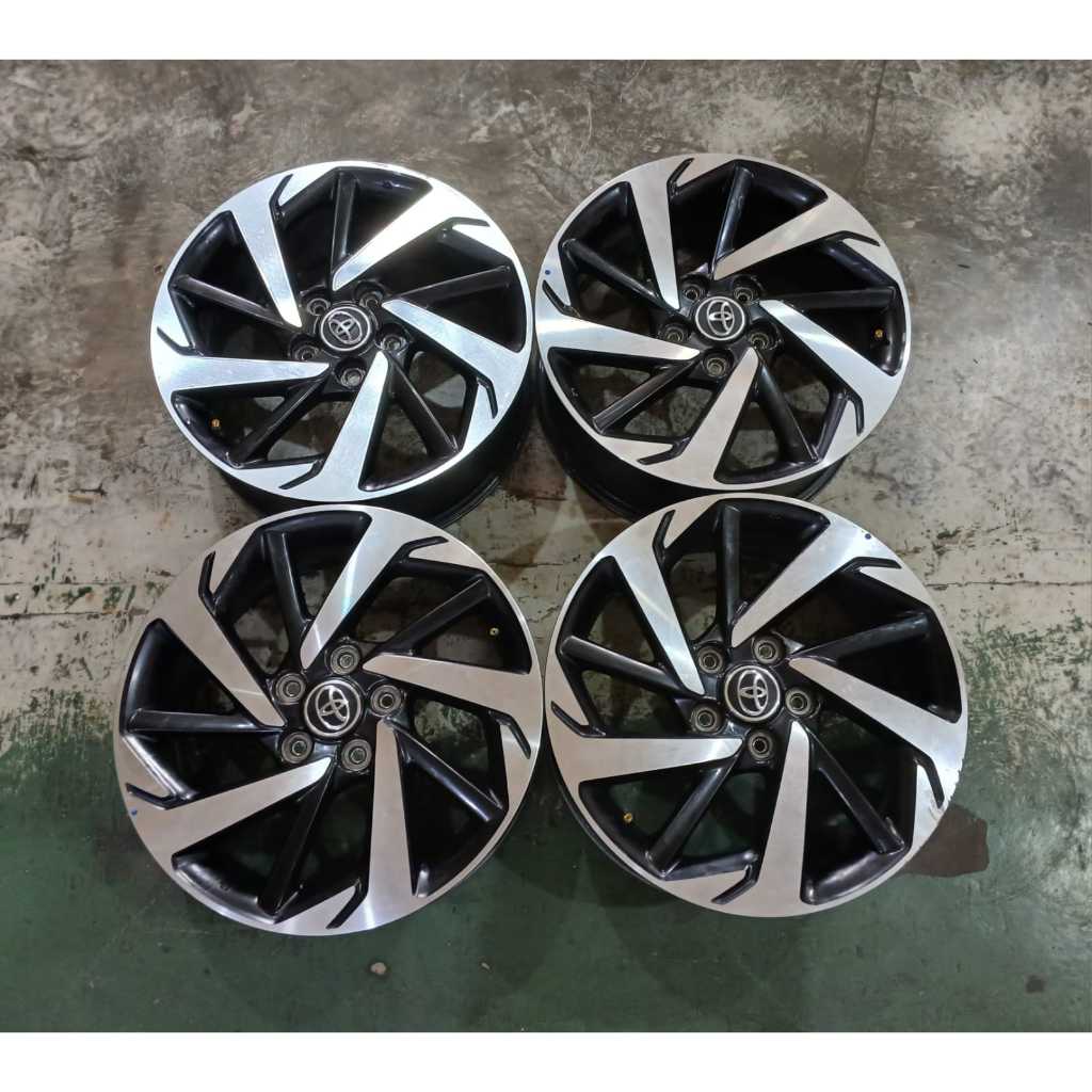 VELG MOBIL SECOND MURAH NEW RUSH R17 LUBANG 5 BISA UNTUK INOVA TERIOS RUSH ERTIGA VOXY DLL