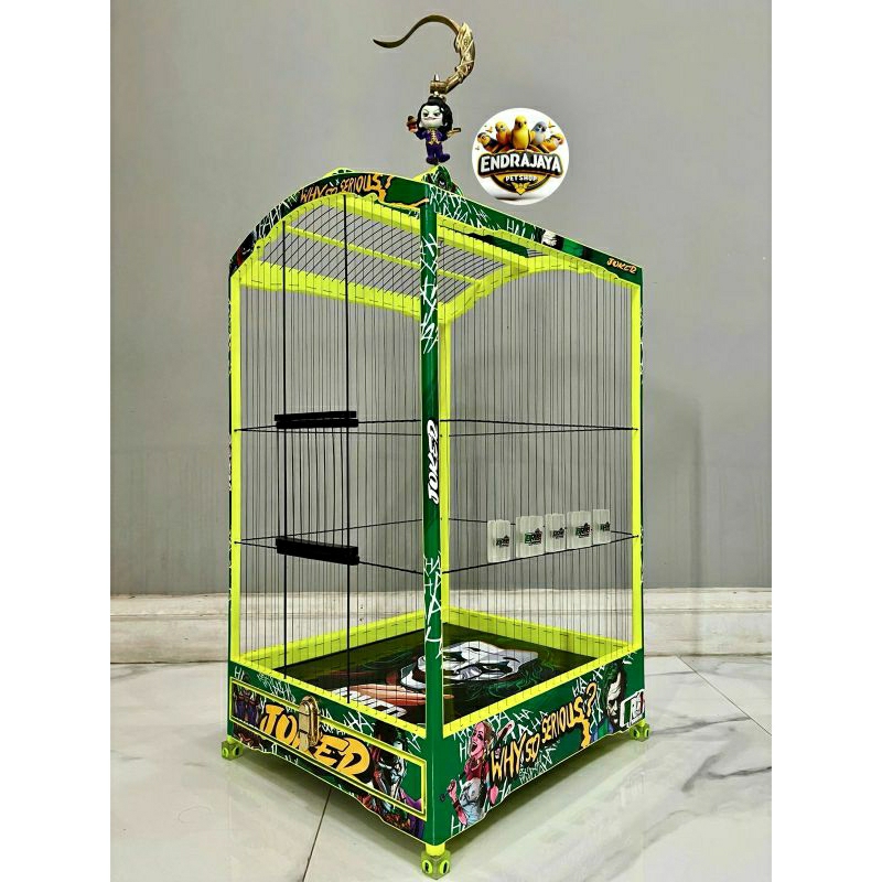 SANGKAR BRO DECAL KARAKTER JOKER HIGH QUALITY BRO SANGKAR RUJI SENAR DAN FIBER