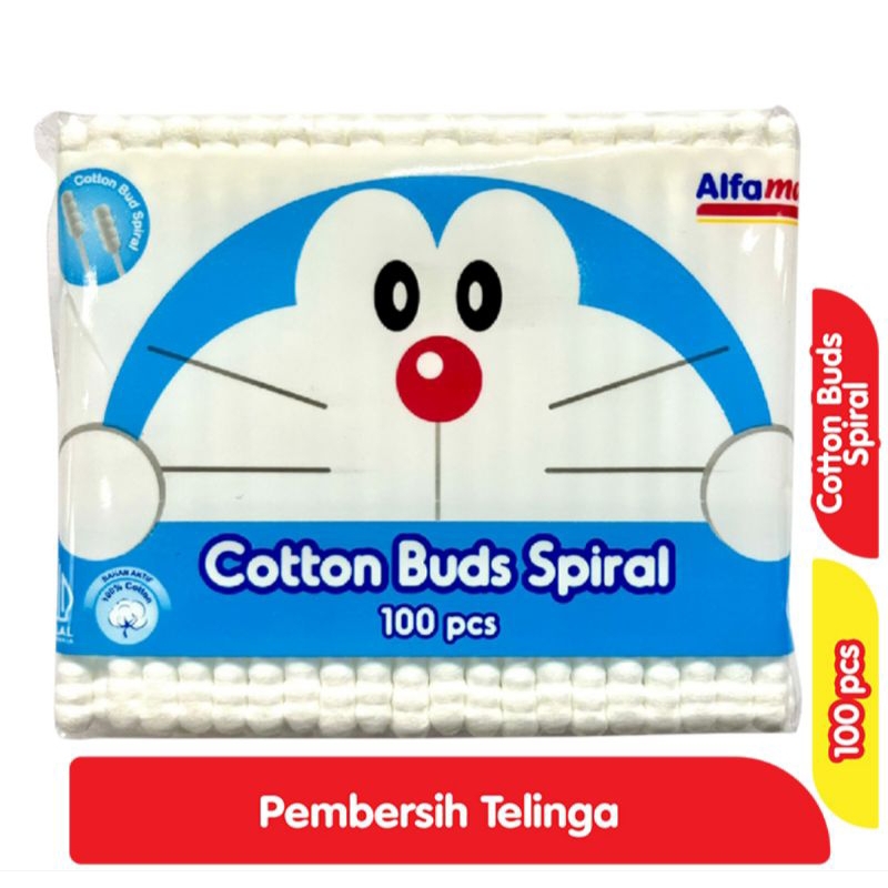 Alfamart Cotton bud Doraemon 100 s