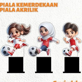 PIALA SEPAKBOLA ANAK PIALA FUTSAL PIALA OLAHRAGA ANAK AKRILIK