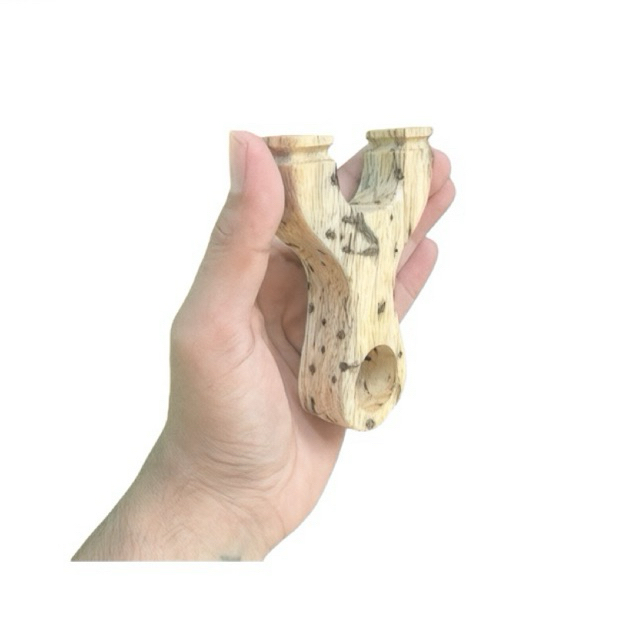 ketapel pocket bigger kayu spalted asem / ketapel tradisional murah full set