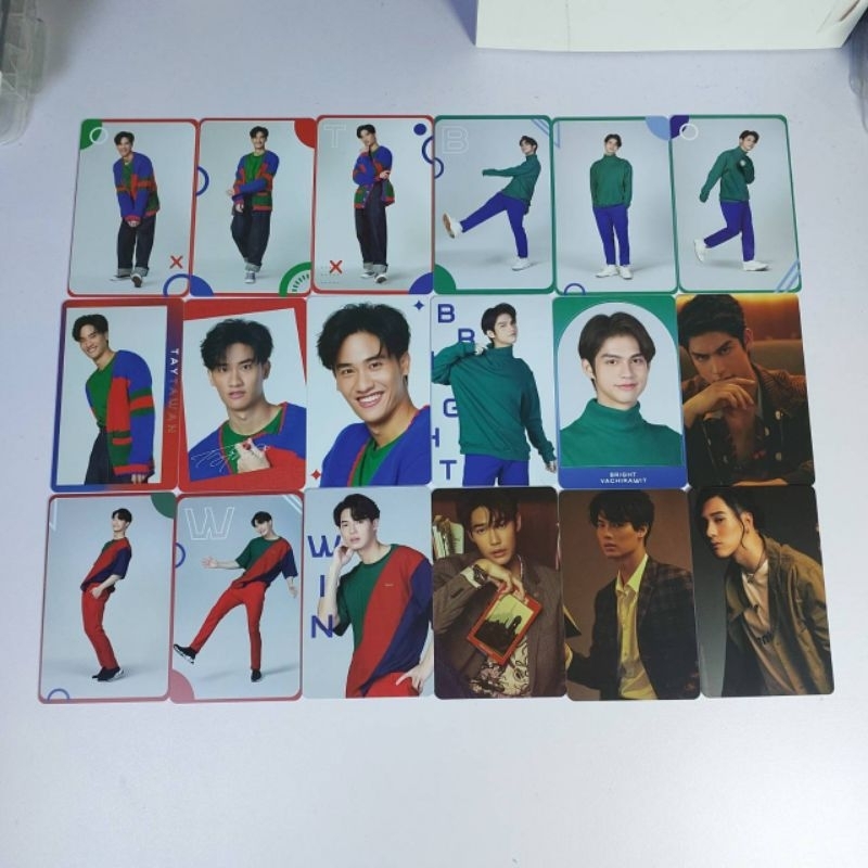 Sharing Photocard Win Metawin Bright Tay Tawan Super color Bright Win Dew Nani BWDN Shooting star GM