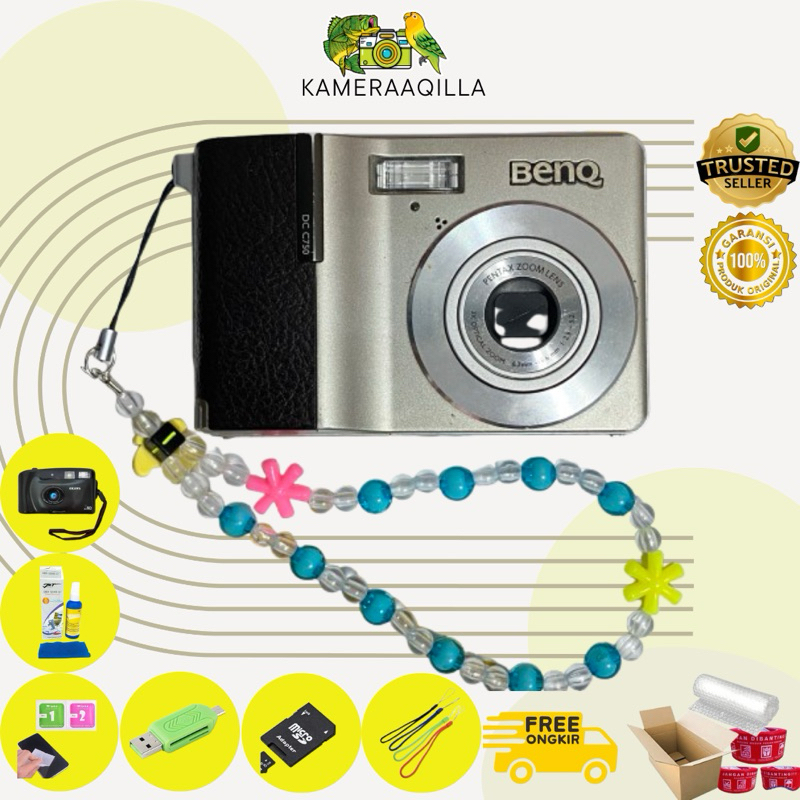 Kamera BenQ DC C750 Silver Normal Siap Pakai garansi