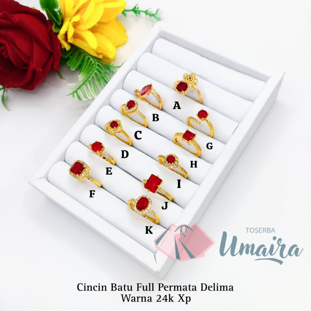 Cincin Wanita Batu Permata -  Cincin Elegant Agate Batu Permata - Cincin Wanita Model Terbaru