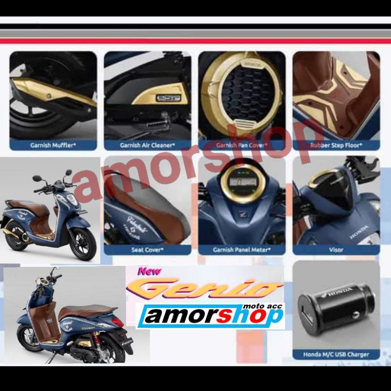 Aksesoris Honda Genio 2022 Original AHM Honda