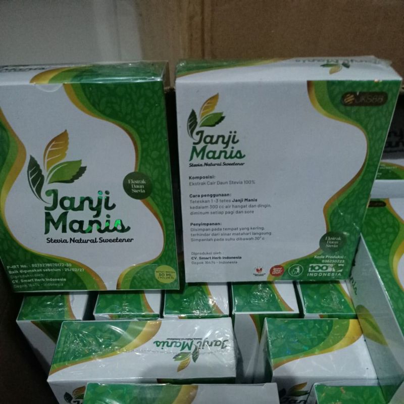 

Stevia Natural Sweetener Janji Manis JKS88