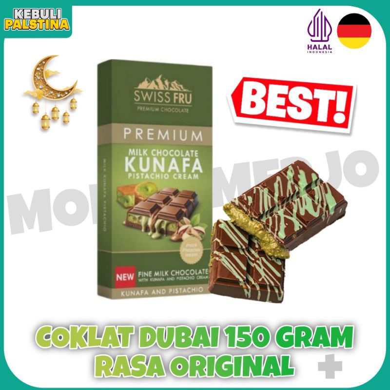 

CHOCOLATE DUBAI ASLI 150 GRAM MERK SWISS FRU DARI GERMANY