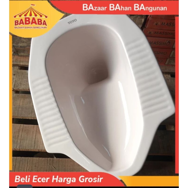 TOTO CLOSET JONGKOK CE 7 CLOSET JONGKOK CE7 PINK,PUTIH,HIJAU