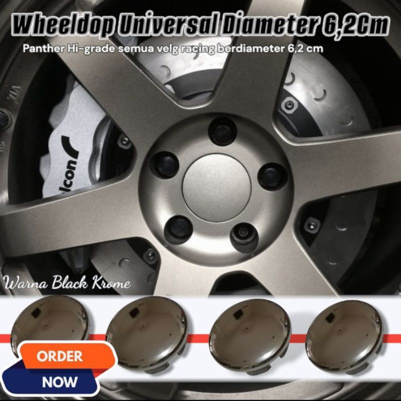 Dop Tutup As Roda Velg Original Panther Hi-Grade Grand Royal Velg Racing Dop Ring 14 15 16 17 18 19 