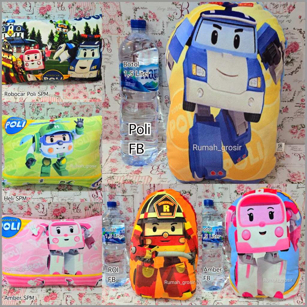 Bantal Boneka Robocar Poli