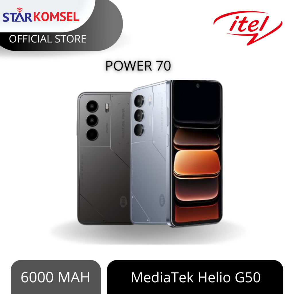 HP ITEL P70 8/128  GARANSI RESMI ITEL INDONESIA