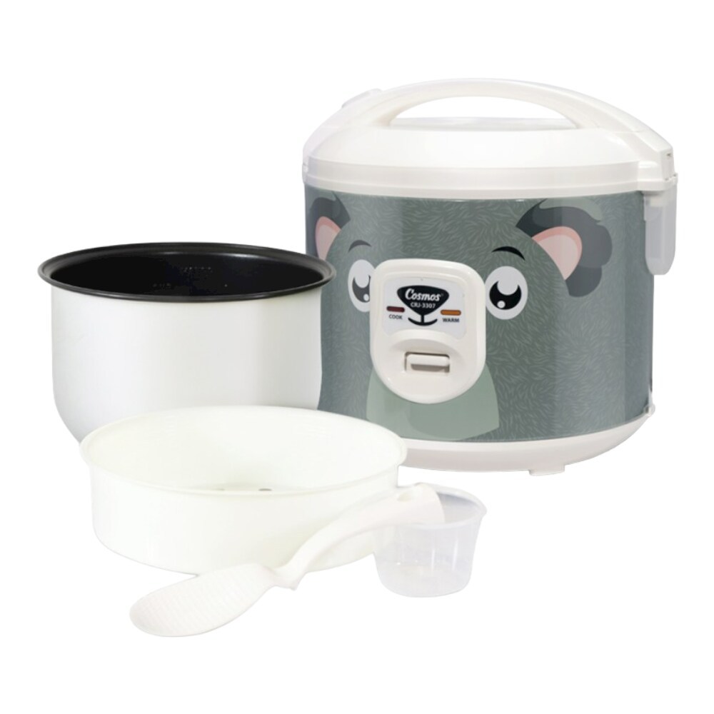 Cosmos Rice Cooker Nonstick 1.8 Liter - CRJ3307K | CRJ-3307K | CRJ-3307 K Koala