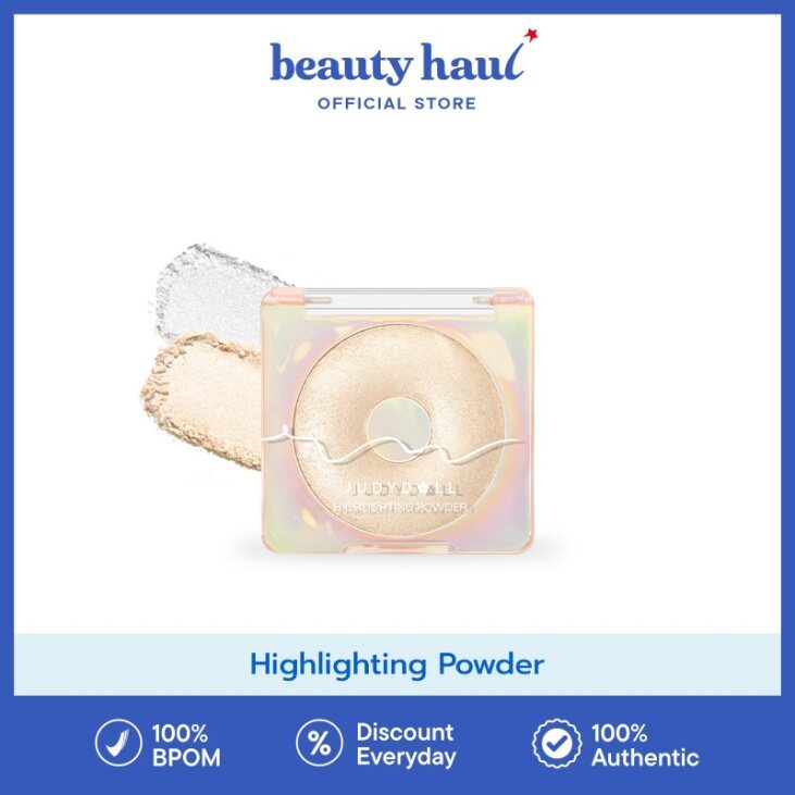 JUDYDOLL Highlighting Powder - Judydoll Highlighter, Highlighting Powder Natural, Shimmer Makeup