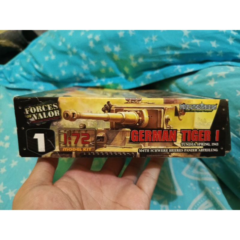 Tank Model Kit Forces of Valor Panzer Tiger I 1/72