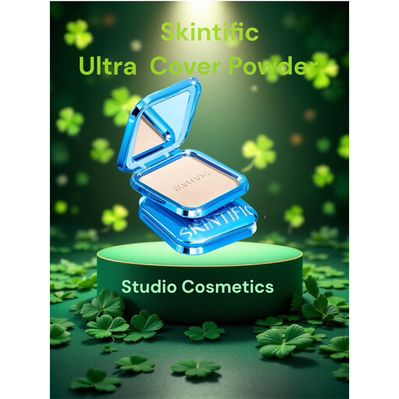 Skintific Ultra  Cover Powder Foundation 9Gr Bedak Padat