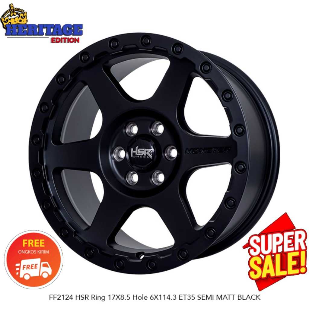 Velg mobil nissan navara terra murah ring 17 velg hsr wheel ff2124 manado