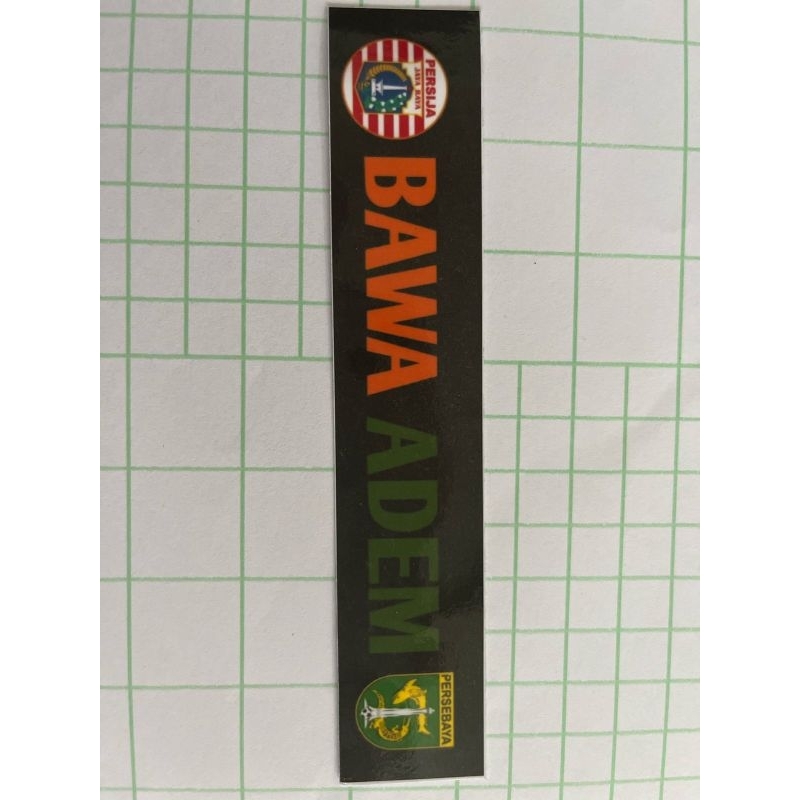 

Stiker Persija Persebaya Bawa Adem