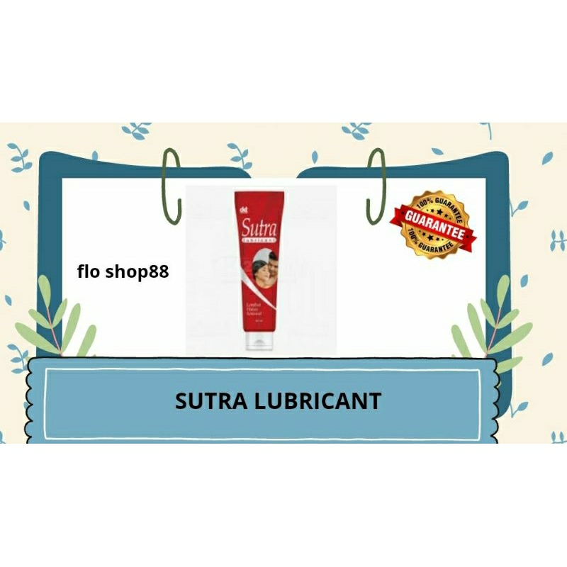 SUTRA LUBRICANT GEL / SUTRA LUBRICANT 30ML / SUTRA LUBRIKAN / SUTRA LUBRICANT 50 ML