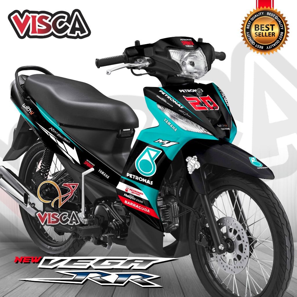 Decal Vega RR Full Body Stiker Vega RR Full Body Striping Vega RR Variasi Full Body PETRONAS