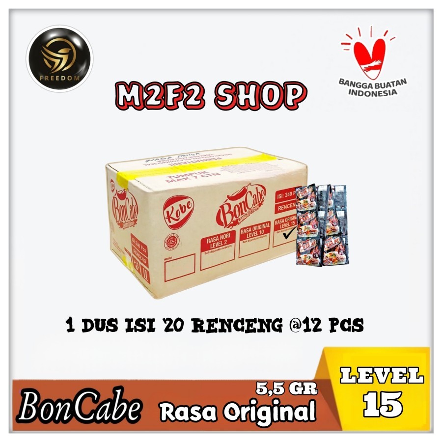 

BonCabe Level 15 Sambal Tabur Original Sachet - 5,5 gr (Kemasan Karton)