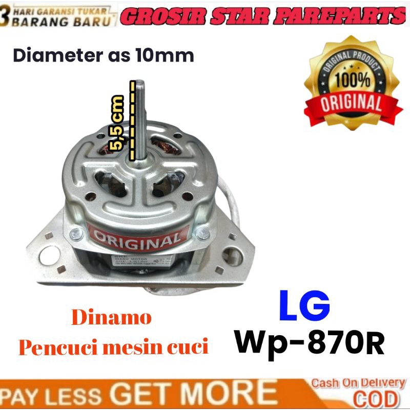 Dinamo pencuci mesin cuci LG WP-870R original