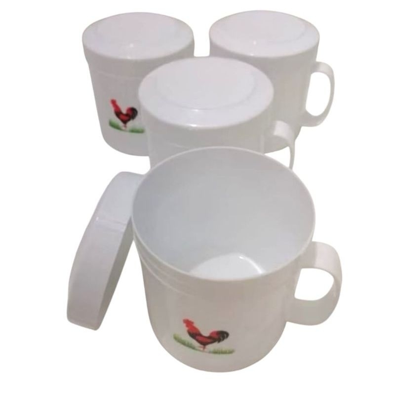 gelas mug ayam jago gelas mug minum Lexus tutup putar gelas cangkir plastik