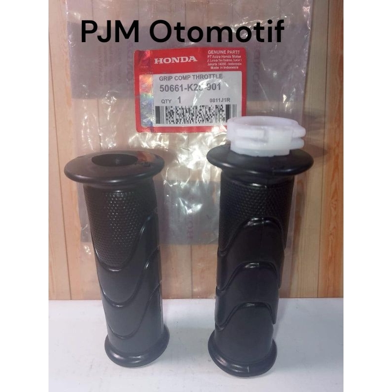 ￼HANDGRIP KANAN KIRI KODE PART K-25 BEAT F1 ESP VARIO 125 VARIO 150 SPACY KABEL GAS 2  (PJM OTOMOTIF