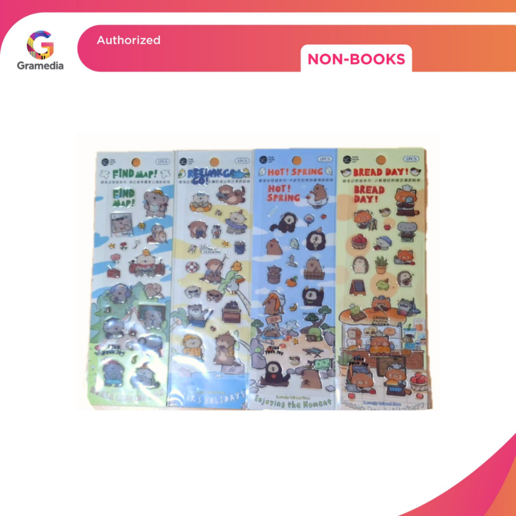 

Gramedia Surabaya - FYJ LOVELY ISLAND ZOO STICKER ASSORTED /40 FD81782